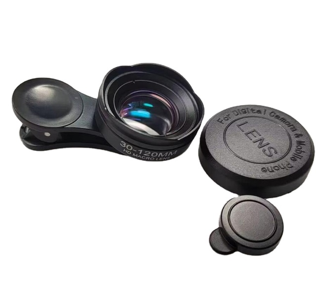Photo Long Distance 4k HD 30-120mm High Definition Lenses Plastic Phone Mobile Macro Lens