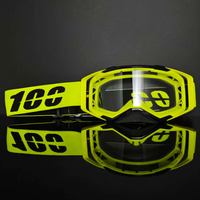 Lunettes de motocross pour femmes 100LK, personnalisées, MX BMX, sans monture, verres transparents en PC, lentilles en plastique remplaçables, sport