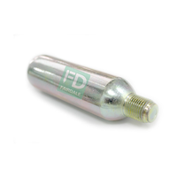 Cartouche de CO2 Hit-air 60cc 48cc 50cc 38g/45g en acier basse pression filetée pour gonflage d'airbag