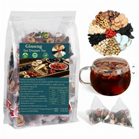 Sachets de tisane aux dix trésors de ginseng 5g x 30, dattes rouges et dattes grillées, format familial économique grand format