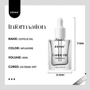 JTING Nuevo Aceite para Cutículas con 16 Sabores Naturales para una Superficie de Uñas Suave, Nutre Rápidamente, Aceite para el Cuidado de las Uñas, Libre de TPO/Hema, Gel para Arte de Uñas OEM - Product Image 2