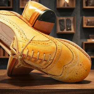 Bottes de luxe montantes pour hommes en cuir véritable, imperméables, antidérapantes, rehaussantes, élégantes, à lacets, tendance, pour soirées, en promotion - Product Image 3