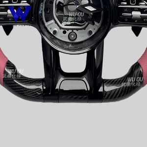 <span class=keywords><strong>Volant</strong></span> en fibre de carbone rose, compatible avec Mercedes-Benz <span class=keywords><strong>AMG</strong></span> Classe A, B, C, E, S, W166, W177, W205, W213, W212, W218, W222, C63, E63 - Product Image 5