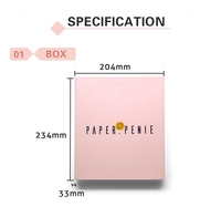 Auro-journal personnel, taille personnalisée, coin métallique, estampage à chaud, impression en spirale pour notebook avec boîte, vente en gros