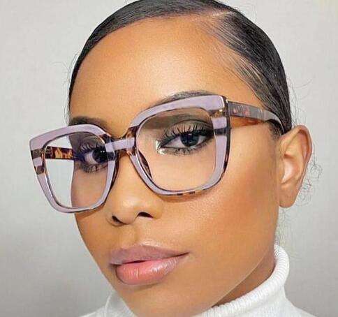 Montature per occhiali grandi Super fashion occhiali da vista da donna  occhiali quadrati retrò lady design occhiali da vista quadrati oversize con 