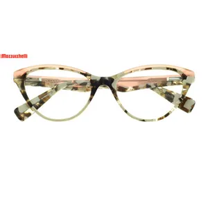 Trendy Kleurrijke Cat Eye Brillen Brillen Hoge Kwaliteit Anti Blauw Licht Optische Frame Vrouwen Brillen