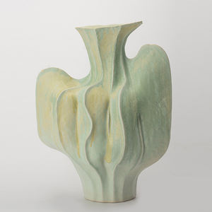 Vaso Satinato in Stile Scandinavo <span class=keywords><strong>per</strong></span> Arredamento Casa, Vaso <span class=keywords><strong>da</strong></span> Tavolo <span class=keywords><strong>per</strong></span> <span class=keywords><strong>Piante</strong></span>, Vaso in Porcellana e Argilla <span class=keywords><strong>per</strong></span> Fiori <span class=keywords><strong>da</strong></span> Soggiorno - Product Image 3