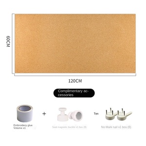 Tableau d'affichage <span class=keywords><strong>en</strong></span> liège avec notes autocollantes magnétiques et épingles - Affichage mural photo Modèle 2025 - Product Image 6