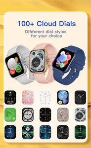 שעון חכם מרובע שחור F34 TFT תואם לאנדרואיד עם רצועת סיליקון לבריאות, שיחות בלוטות', מדידת חמצן בדם ודופק - Product Image 6