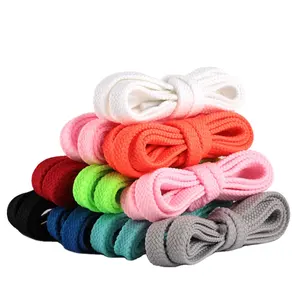 Free samples 3m manufacturing flat colored Twine shoe laces sneakers for men
