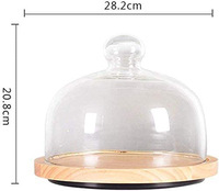 Plateau à gâteau rond en bois jetable de style japonais HONGSEN, plateau créatif pour le thé de l'après-midi, plateau à dessert, modèle HS-181