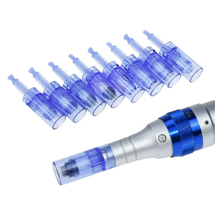 Derma pen micro9/12/24/36/42 pines nano aguja cartucho dermapen microneedle RF puntas cartucho tatuaje