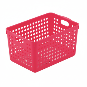 Cesto portaoggetti profondo rosso Inomata - Product Image 1