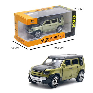 รถโมเดลโลหะผสมแบบดึงถอยหลัง รุ่นโรเวอร์ ดีเฟนเดอร์ ยี่ห้อ <span class=keywords><strong>YZ</strong></span> MODEL ขนาด 1/36 ประตูเปิดได้ สำหรับเด็กอายุ 3 ปีขึ้นไป  ขั้นต่ำในการสั่งซื้อน้อย - Product Image 5