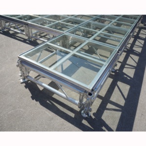 Plancher de scène en verre aluminium pour groupe musical - Product Image 4