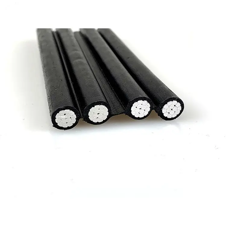 Cable ABC aéreo de aluminio trenzado XLPE aislado 2*16mm2 2*10mm2 4*16mm2 4*25mm2