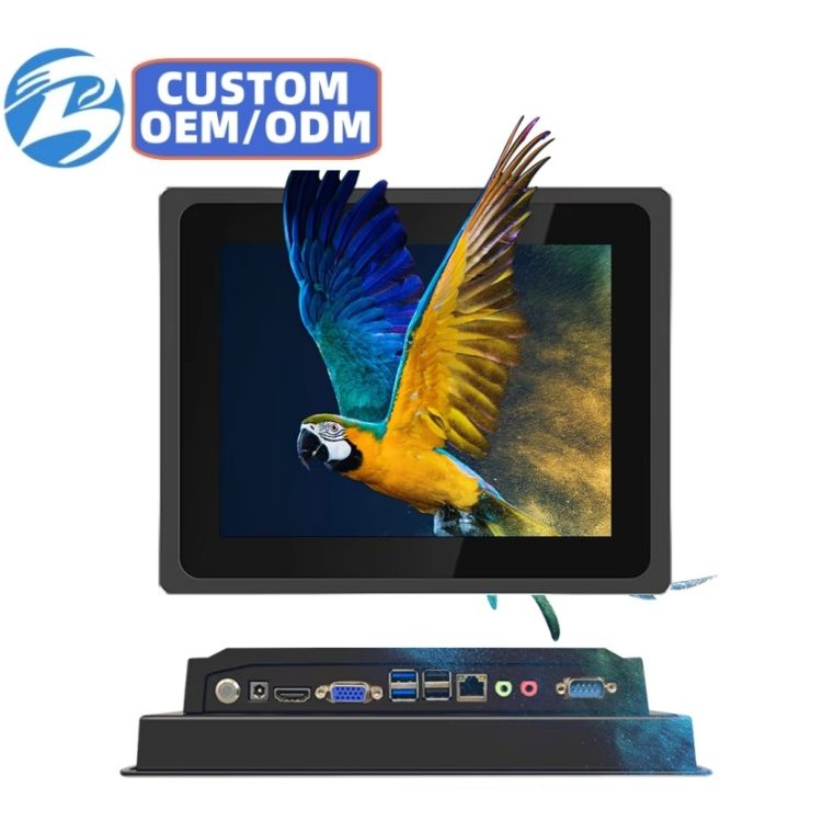 Custom Industrial IPS Touch Screen Monitors 10-23 Inch Capacitive Touchscreen LCD Display with Built-in Speaker for Desktop