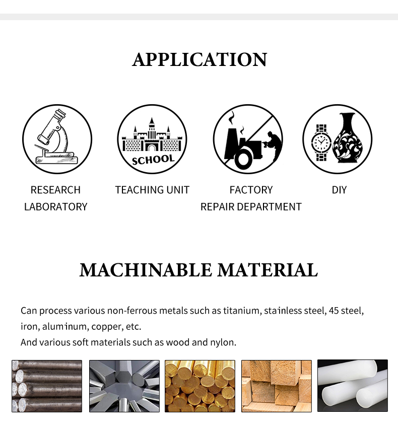 combo mill drill lathe machine CT400 mini 3in1lathe multi-purpose lathe machine with competitive price