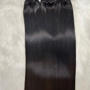 Vente en gros d'extensions de cheveux humains bruts vietnamiens lâche perruque super vague droite profonde pour les femmes noires vendeurs de paquets de cheveux naturels - Product Image 1