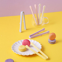 Pince à nourriture et à glace en silicone en forme de patte de chat, résistante aux hautes températures, sûre, mignonne, pince à collation, compatible lave-vaisselle, écologique
