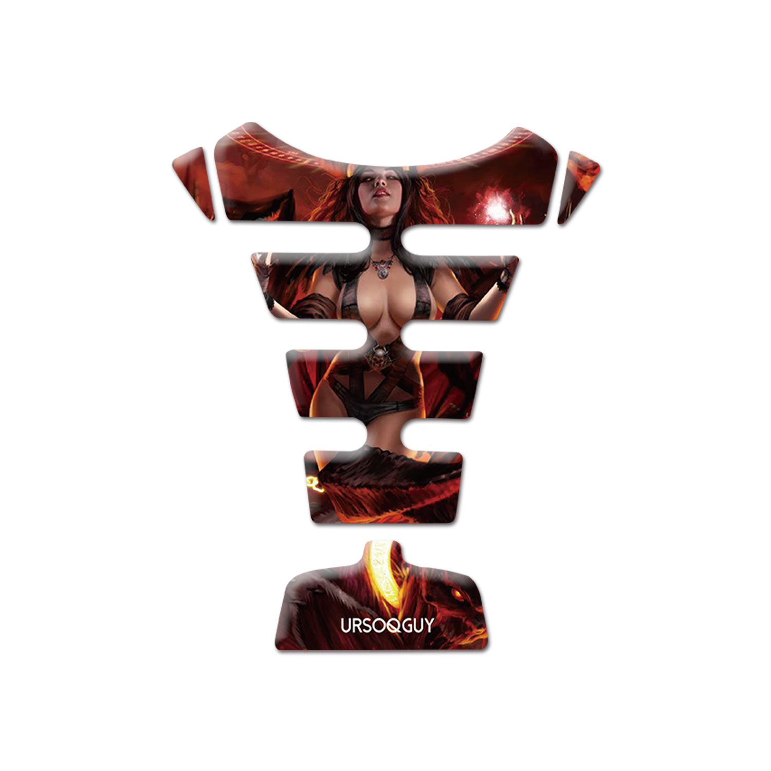 Honda Gel Stickers - Durable, 3D Fuel Tank Protection, image size:1500x1500