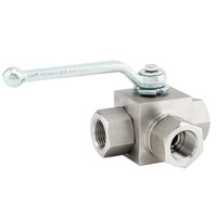 Válvula de Bola de Alta Presión de Acero Inoxidable Etrany, Manual, de Dos Posiciones y Tres Vías, Serie de Control Hidráulico para Aceite OEM