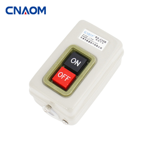BS230 interrupteur de <span class=keywords><strong>d</strong></span>émarrage électromagnétique Off-On couvercle rouge interrupteur à <span class=keywords><strong>bouton</strong></span>-poussoir <span class=keywords><strong>d</strong></span>'arrêt <span class=keywords><strong>d</strong></span>'<span class=keywords><strong>urgence</strong></span> <span class=keywords><strong>380V</strong></span> 10A <span class=keywords><strong>bouton</strong></span> de <span class=keywords><strong>d</strong></span>émarrage de puissance - Product Image 1