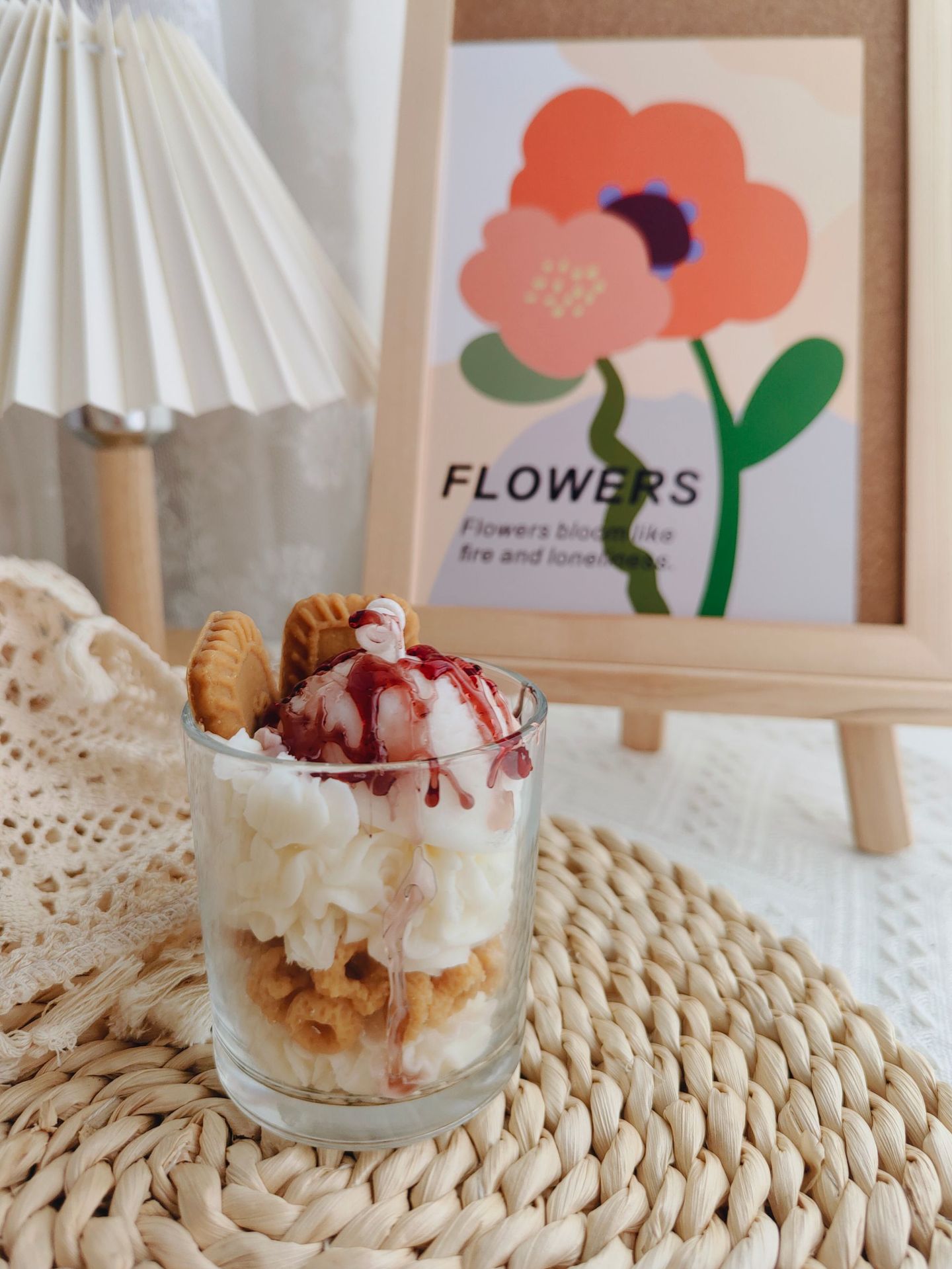 Oatmeal circle ice cream 6.5 * 7 * 10cm (355g)