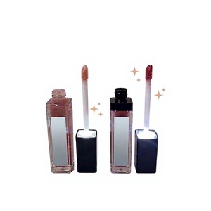 Vegan Liquid <b>Light</b> up Lip Gloss with LED <b>Light</b> and Mirror Screw Cap 6.5ml Capacity Customizable Screen Printing Private Label - Product Image 1