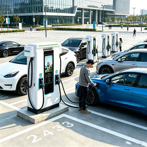Cargador Rápido Comercial para Vehículos Eléctricos de Corriente Continua, 60kw, 80kw, 120kw, 160kw, Cargador EV CCS2 GBT para Estación de Carga Rápida de Corriente Continua - Product Image 2