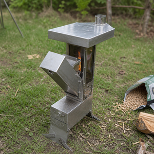 <span class=keywords><strong>Estufa</strong></span> Portátil Premium con Diseño de Alta Eficiencia para Acampar y Cocinar al Aire Libre - Product Image 2