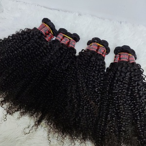 Extensions de cheveux naturels Remy Letsfly en gros, 22 pouces, bouclés crépus, tissage de cheveux humains, 20 pièces, vague profonde bouclée - Product Image 2