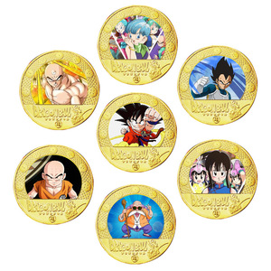 Moneda Conmemorativa de Sun Wukong, Medalla Conmemorativa de la Montaña Brillante, Moneda de Oro Conmemorativa de Super Saiyan, Regalo de Anime - Product Image 4