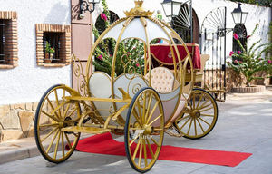 Nouvelle calèche de mariage citrouille Cendrillon à vendre, calèche de décoration de Noël, calèche victorienne pour balades touristiques - Product Image 3