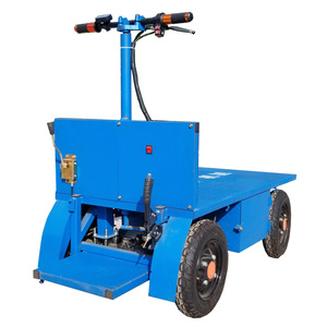 Mini chariot de Transport de marchandises à plat à quatre roues électrique chariot supermarché entrepôt de manutention de marchandises logistique <span class=keywords><strong>Transit</strong></span>