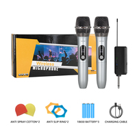 Microphone sans fil 2,4 GHz pour cours de déialectation, microphone capacitif
