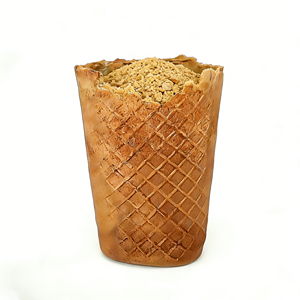 Cônes en gaufrettes comestibles de qualité supérieure à fond plat, croustillants, colorés, coupes à glace pour les cafés, les salons de desserts, des friandises Instagrammables - Product Image 2