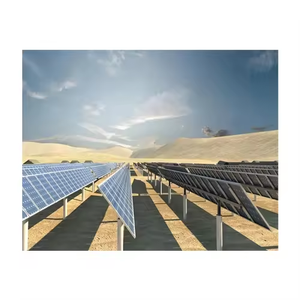 Système de montage solaire au sol pour projets photovoltaïques résistant aux hautes charges et aux conditions météorologiques extrêmes - Product Image 1