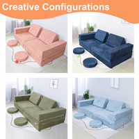Saien Modernes Modulares Kinder-Spielsofa - Anpassbare Farbe/Größe für Schlafzimmer, Schule, Hotel & Wohnzimmer