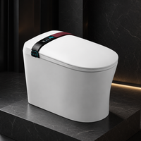 WC intelligent de luxe avec bidet intégré, chasse d'eau automatique, cuvette électronique pour salle de bain moderne