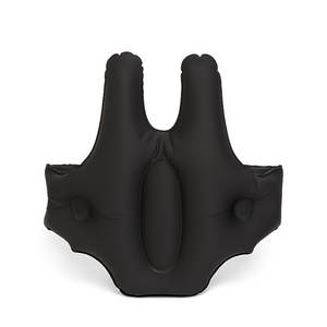 Bantal penopang pinggang bentuk U tiup, bantal memori portabel tahan air sabuk pinggang dapat dilepas dapat dicuci untuk nyeri punggung bawah - Product Image 1