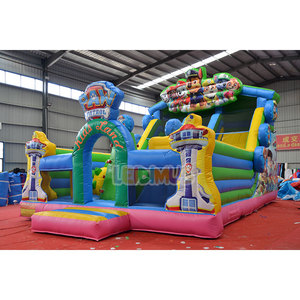 Accessoires pour Jouets Gonflables Commerciaux : Château Gonflable <span class=keywords><strong>Pat</strong></span>' <span class=keywords><strong>Patrouille</strong></span> avec Toboggan, Aire de Jeux Gonflable Combinée - Product Image 1
