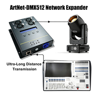 Convertisseur ArtNet vers DMX512 pour éclairage de scène, nœud bidirectionnel 4 ports avec PoE, LED RGBW, DJ, discothèque, événements de mariage