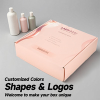 Champú biodegradable de lujo acondicionador y mascarilla para el cabello caja de regalo conjunto de champú logotipo personalizado caja de champú de embalaje