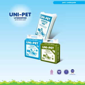 Uni Pet 60x60 10 12P, almohadillas desechables que mantienen a las mascotas secas y limpias con capas absorbentes fuertes para una protección higiénica diaria. - Product Image 3