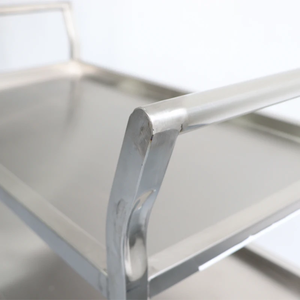 High-quality Stainless Steel <strong>Trolley</strong> with Multi-<strong>layer</strong> Shelves and Brakeable Wheels, Suitable for <strong>Hospitals</strong> - Product Image 6