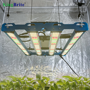 Pas de taxe pour l'UE, interrupteurs séparés UV/IR, barre lumineuse LED de culture KingBrite 240W Samsung LM301H EVO Mint White+660nm UV IR Emerald Green - Product Image 1