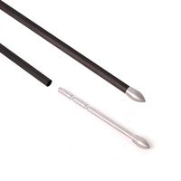 Pointes de flèches à visser Accmos Archery, diamètre intérieur 3,2 mm, 80 grains, en acier inoxydable, accessoires de chasse et de tir