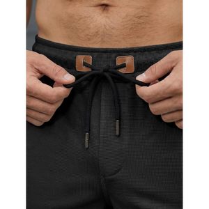 Shorts de sport respirants FOXA pour hommes, taille élastique avec cordon de serrage, 5 ou 7 pouces, pour l'entraînement, la course et la plage, avec poches - Product Image 5