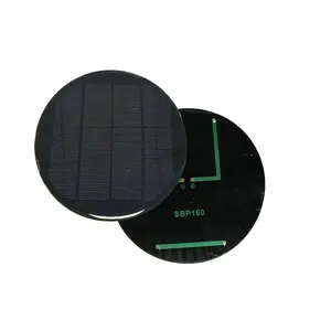 Мини круглая 160 мм эпоксидная солнечная панель, 6 В солнечная панель эпоксидная, настроенная для солнечного светодиодного света